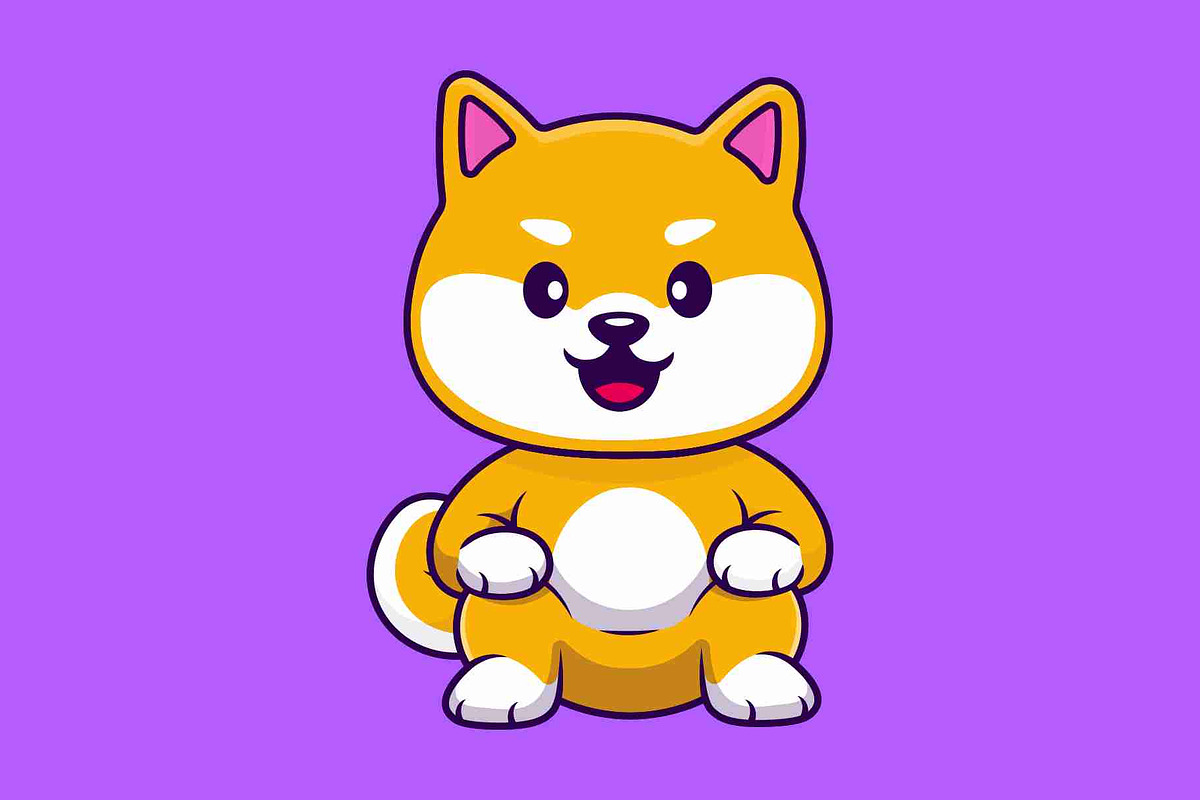 Cute Shiba Inu Dog Pack Cartoon, an Animal Illustration by Artstorystudio (Photo 2 of 5)