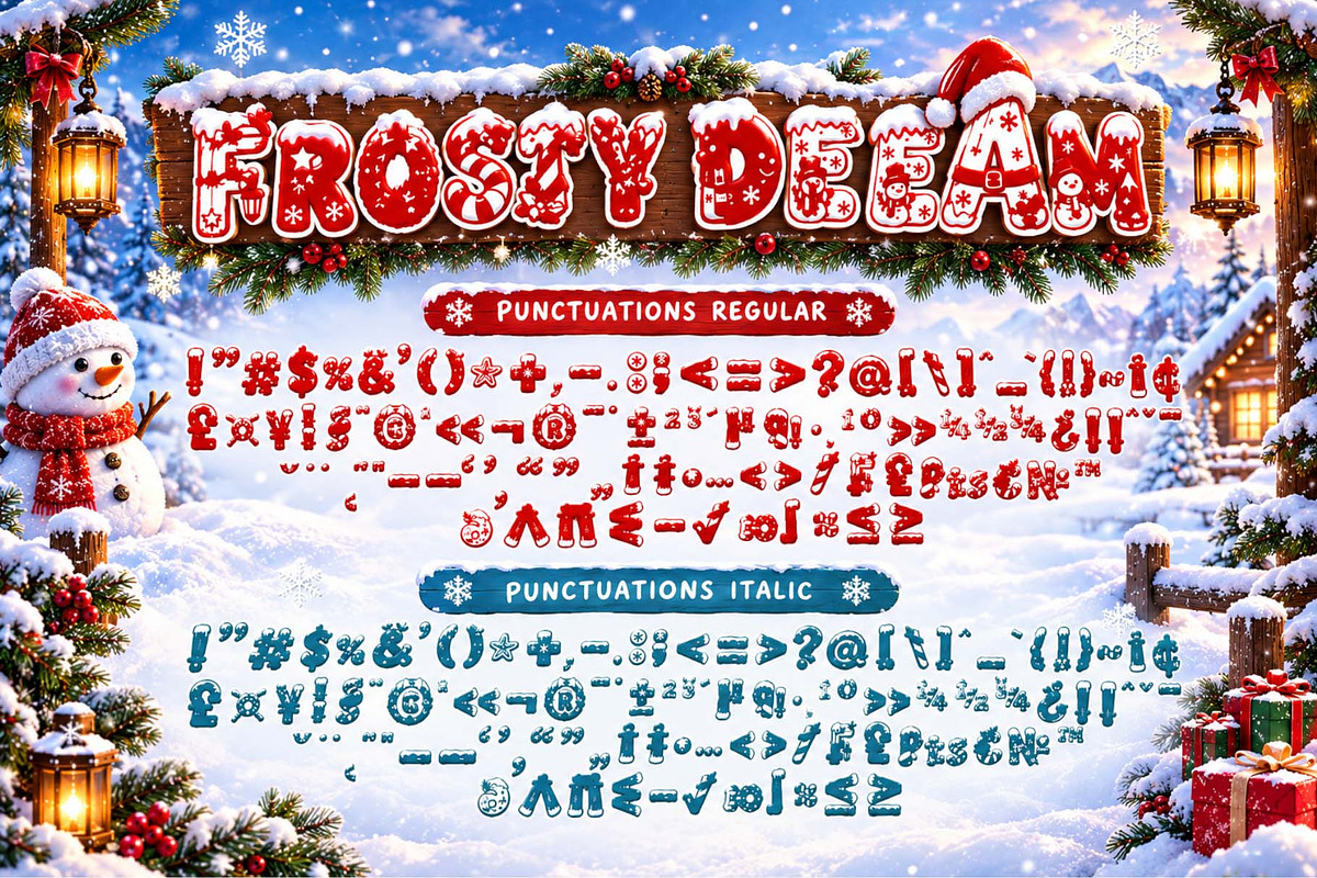 Frosty Dream, a Handwritten Font by Yoga Letter (Photo 8 of 9)