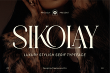 Sikolay - Elegant Luxury Serif Font