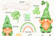 St Patricks Day Gnome Irish Clipart, an Illustration by ekossa_art (Thumbnail 5 of 6)