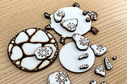 DIY Turtle Laser Cut File Craft Deco, an Object Illustration by Bubert Art (Thumbnail 8 of 9)
