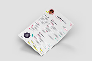 The Resume Flyer Canva Template