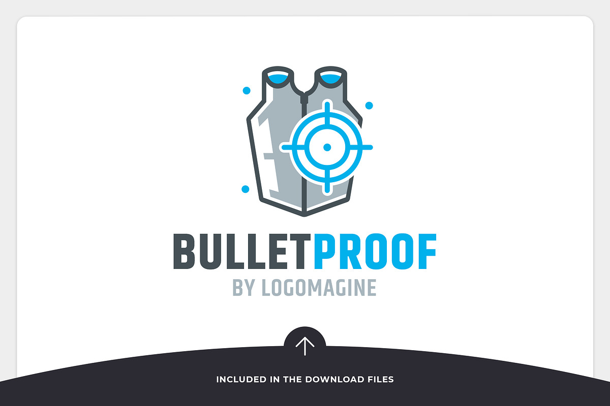 Bullet Proof Logo Template, a Branding & Logo Template by LOGOMAGINE