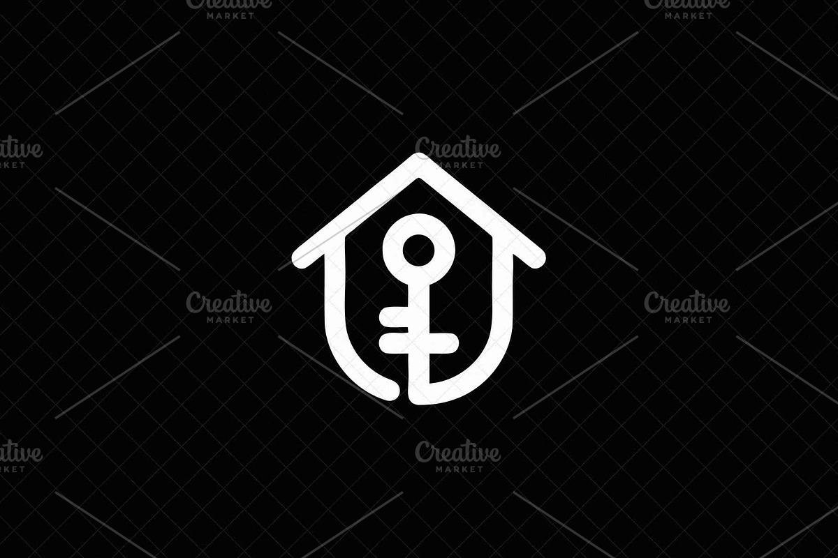 House Key Emblem, an Object Illustration by Vectorium Studio (Photo 4 of 4)