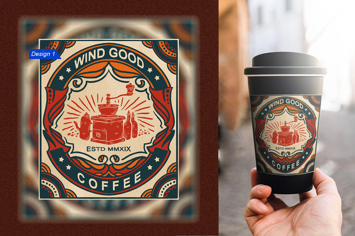 Vintage Logo Coffee Alternative, an Object Graphic by asepmaulanaramdhan (Photo 1 of 6)