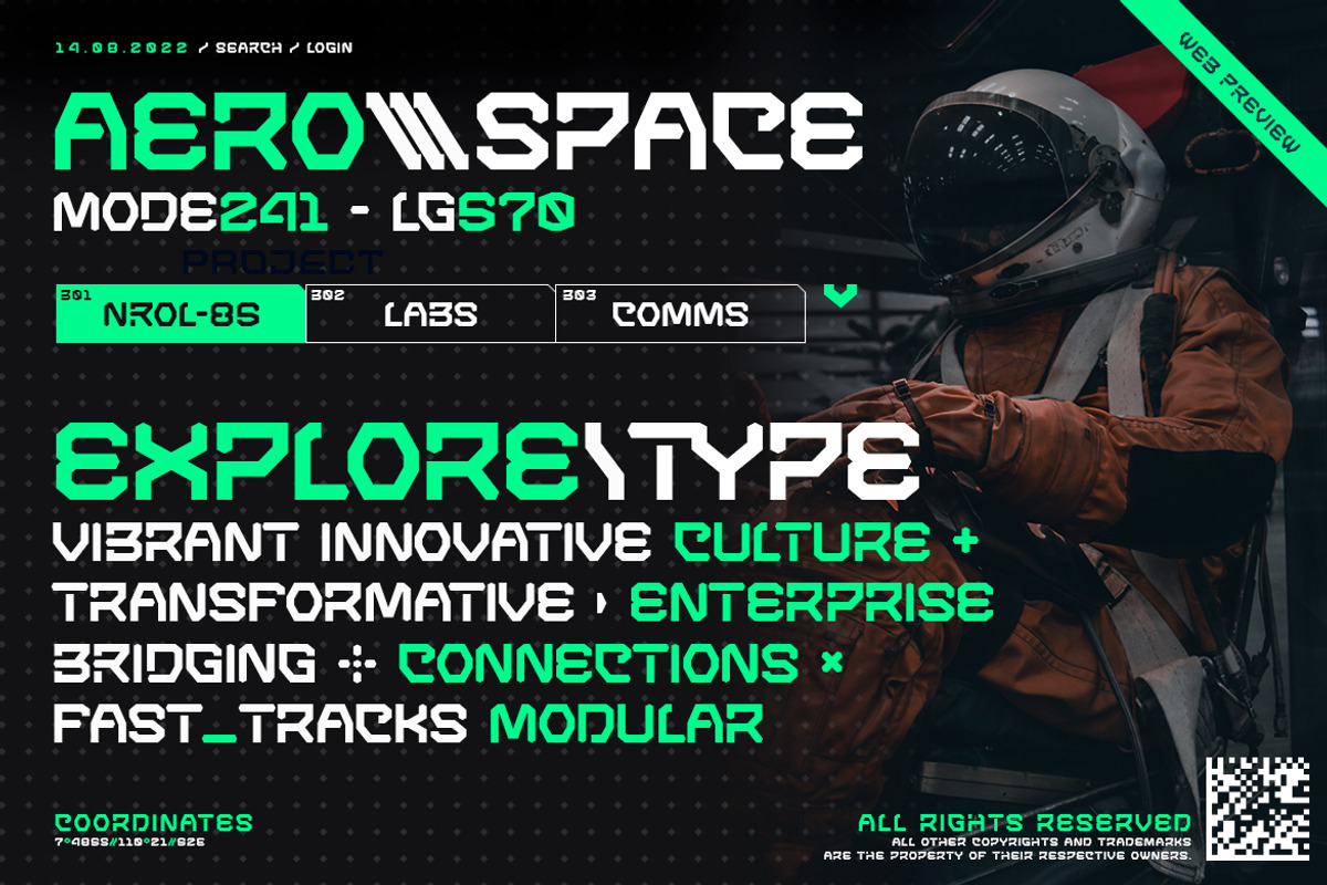 Blastica Display Font, a Font by RMPL.std (Photo 2 of 4)