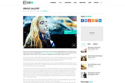 Flexi - PSD for Blog, Personal, News, a Websites & App Template by Digipieces (Thumbnail 4 of 11)