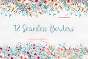 Watercolor Clipart - Reminiscence, a Decorative Illustration by BMACHINA Labs. (Thumbnail 4 of 13)