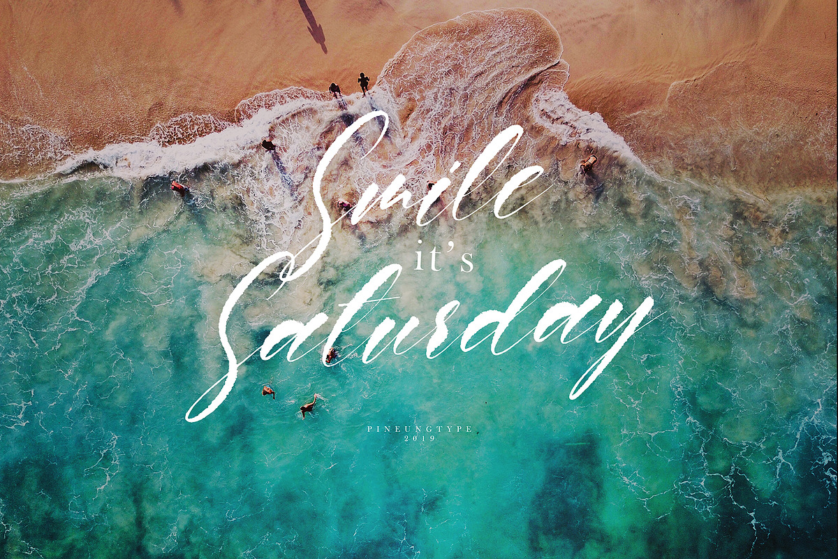 Alenha Casual Handwritten, a Script Font by pineungtype (Photo 9 of 9)