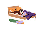 Dog behavior problems set, an Animal Illustration by PaperTrident (Thumbnail 10 of 15)