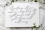 Melody Sunday - Heart Connected Font, a Script Font by Subectype Studio (Thumbnail 7 of 10)
