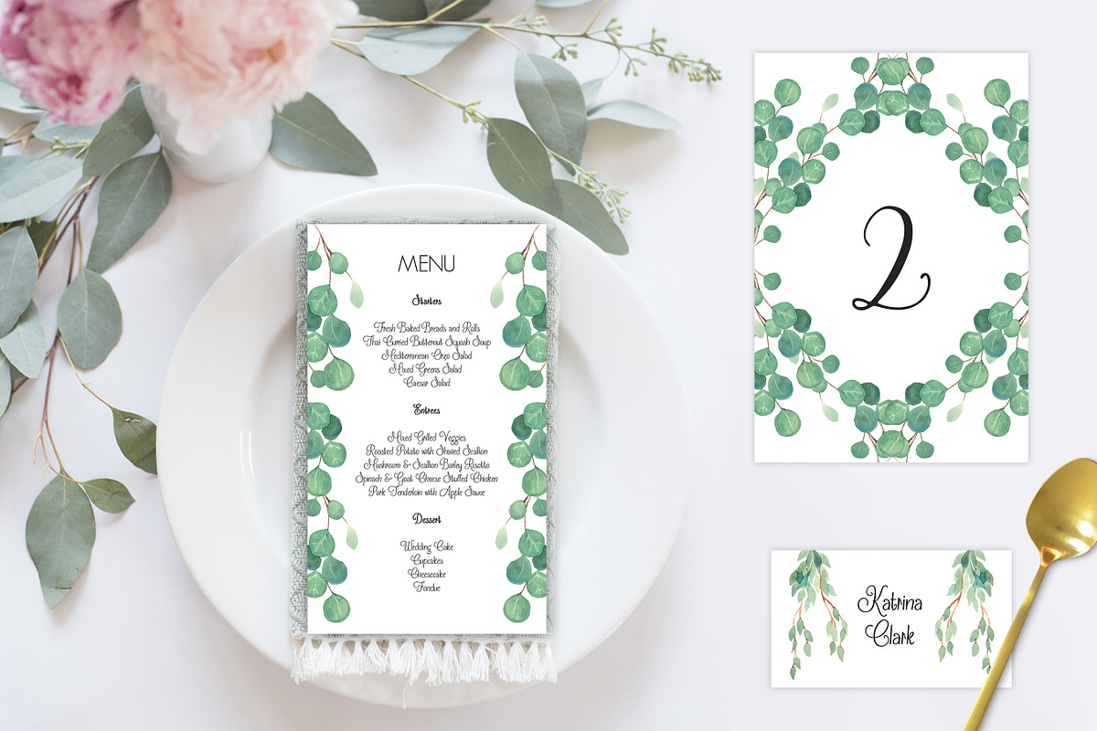 Tremendous Eucalyptus Collection, an Invitation Template by Knotted Design (Photo 13 of 24)