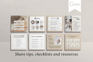 Coach Instagram Canva Templates