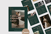 TEAL Elopement Photography Guide, a Magazine Template by Signature Edits (Thumbnail 1 of 11)
