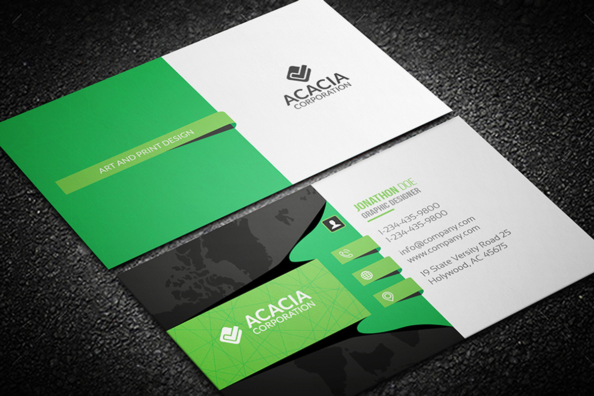 Elegant and Creative Business Card, a Business Card Template by DesignGhar (Photo 2 of 6)