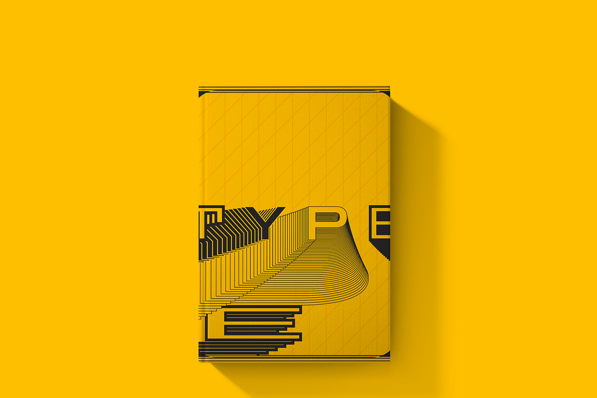Modern Optical Typography Poster Set, a Poster Template by NJ Himel (Photo 4 of 40)