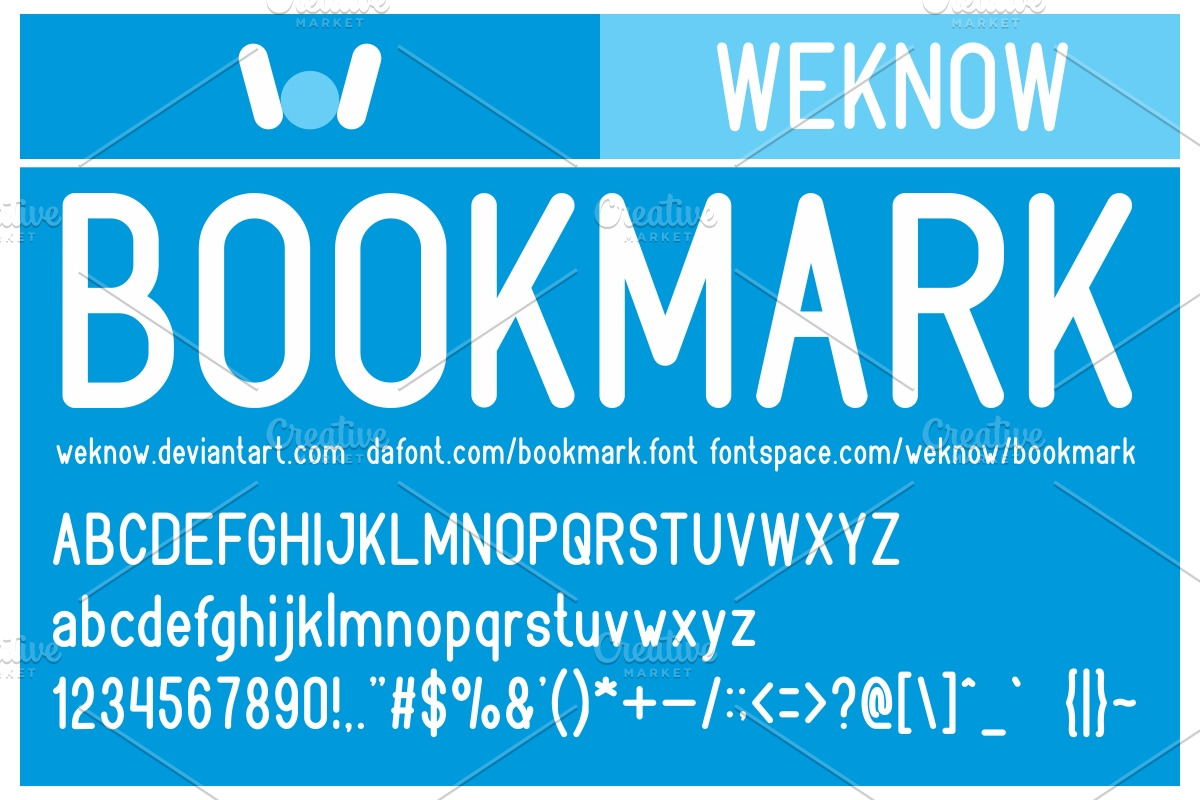 bookmark font preview 3