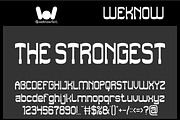 The Bridge font, a Slab Serif Font by weknow (Thumbnail 2 of 8)