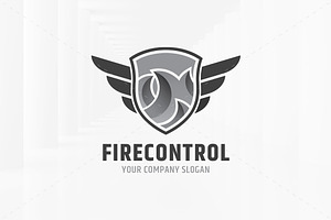 Fire Control Logo Template