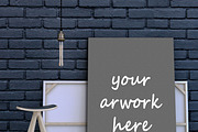 Canvas Scene Mockup, a Print Template by desgiant (Thumbnail 3 of 4)