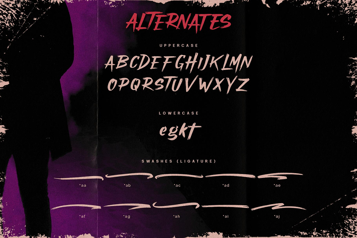 Mistery Zero Typeface, a Script Font by alit design (Photo 7 of 15)