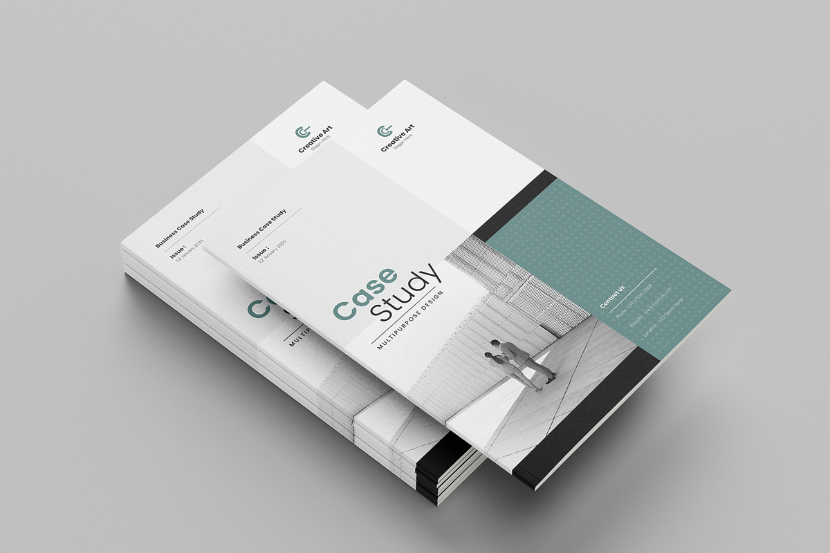 Case Study Canva Brochure Template, a Brochure Template by NorthPeak (Photo 9 of 10)