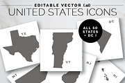 United States Icons, a Solid Icon by Bdemm Studio (Thumbnail 1 of 5)
