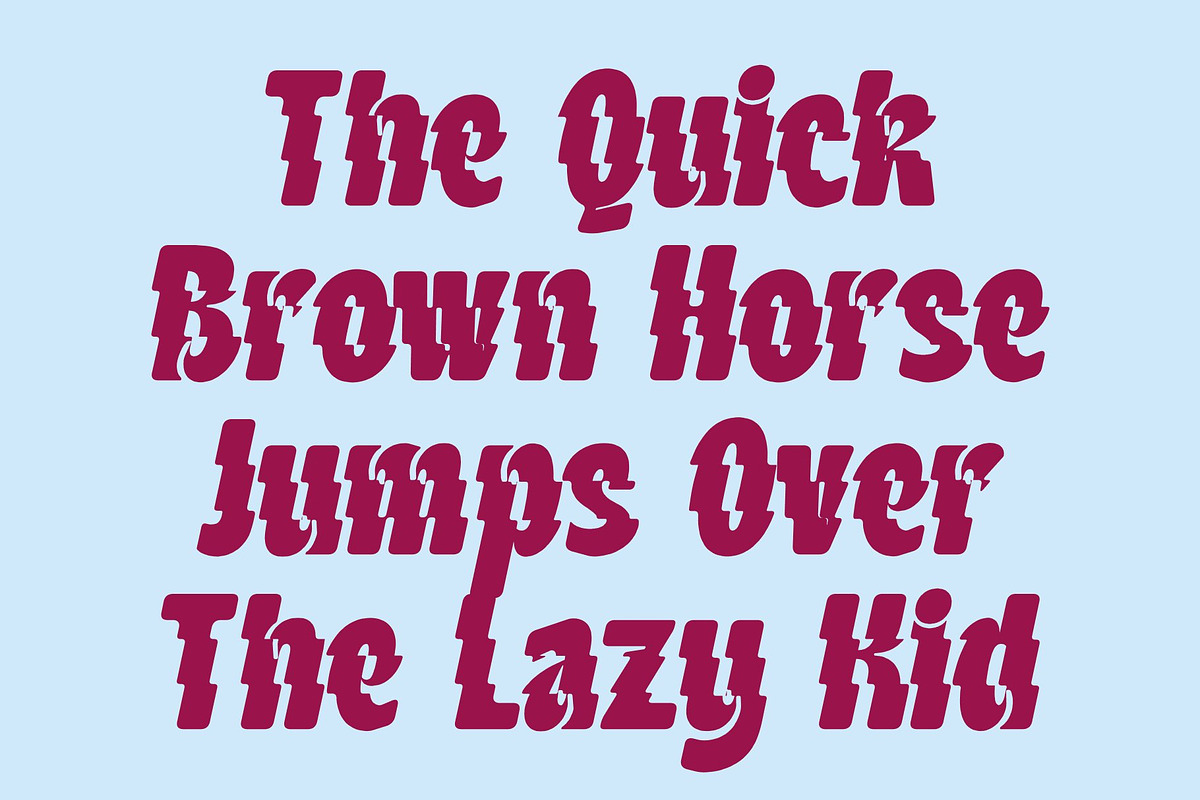 CS Douglas Rippled, a Sans Serif Font by Craft Supply Co. (Photo 4 of 8)