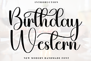 Birthday Western, a Font by InermediaSTUDIO (Thumbnail 1 of 8)
