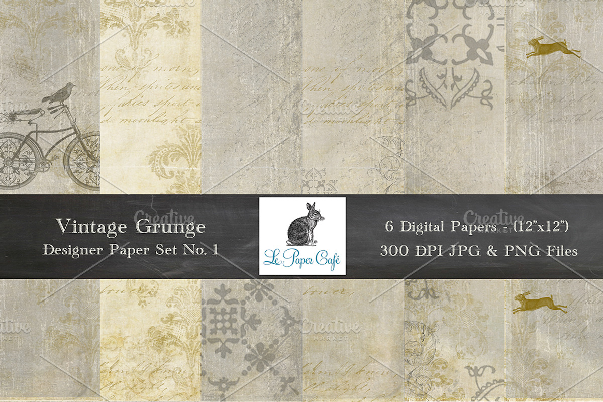 Vintage Grunge Background Papers #1