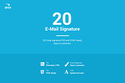 20 E-mail Signature, a Templates & Theme by thirtyfish (Thumbnail 1 of 5)