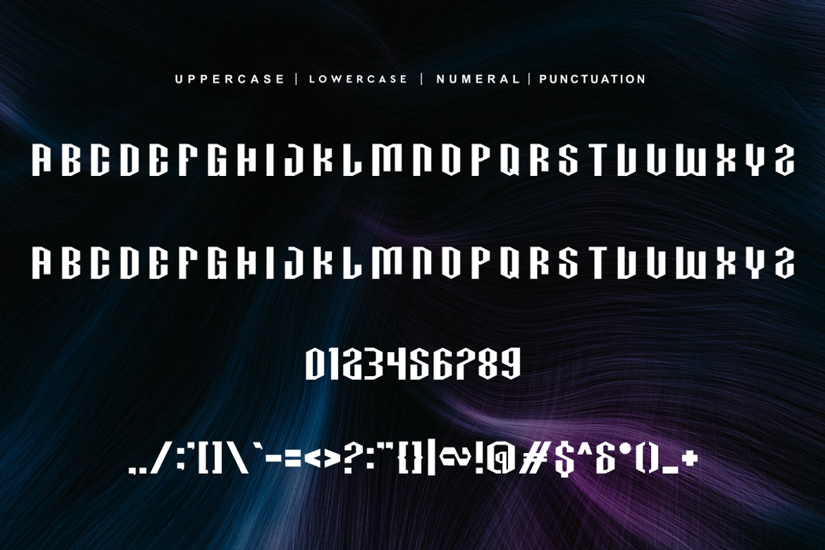 Sayexz - Gothic Display Font, a Sans Serif Font by QR Design Studio (Photo 5 of 6)
