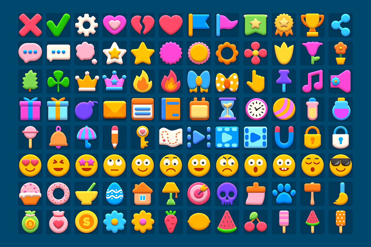 Game UI pack, Bee, an Object Graphic by KartInnka (Photo 26 of 28)