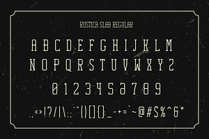 Rustica Slab Font