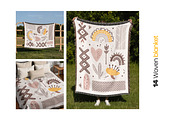 Woven Blanket Mockup Bundle x15 PSDs, an Apparel Mockup by TemplateBurst (Thumbnail 6 of 10)
