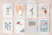 Winter birds Christmas set, an Animal Illustration by Tabita's shop (Thumbnail 5 of 11)