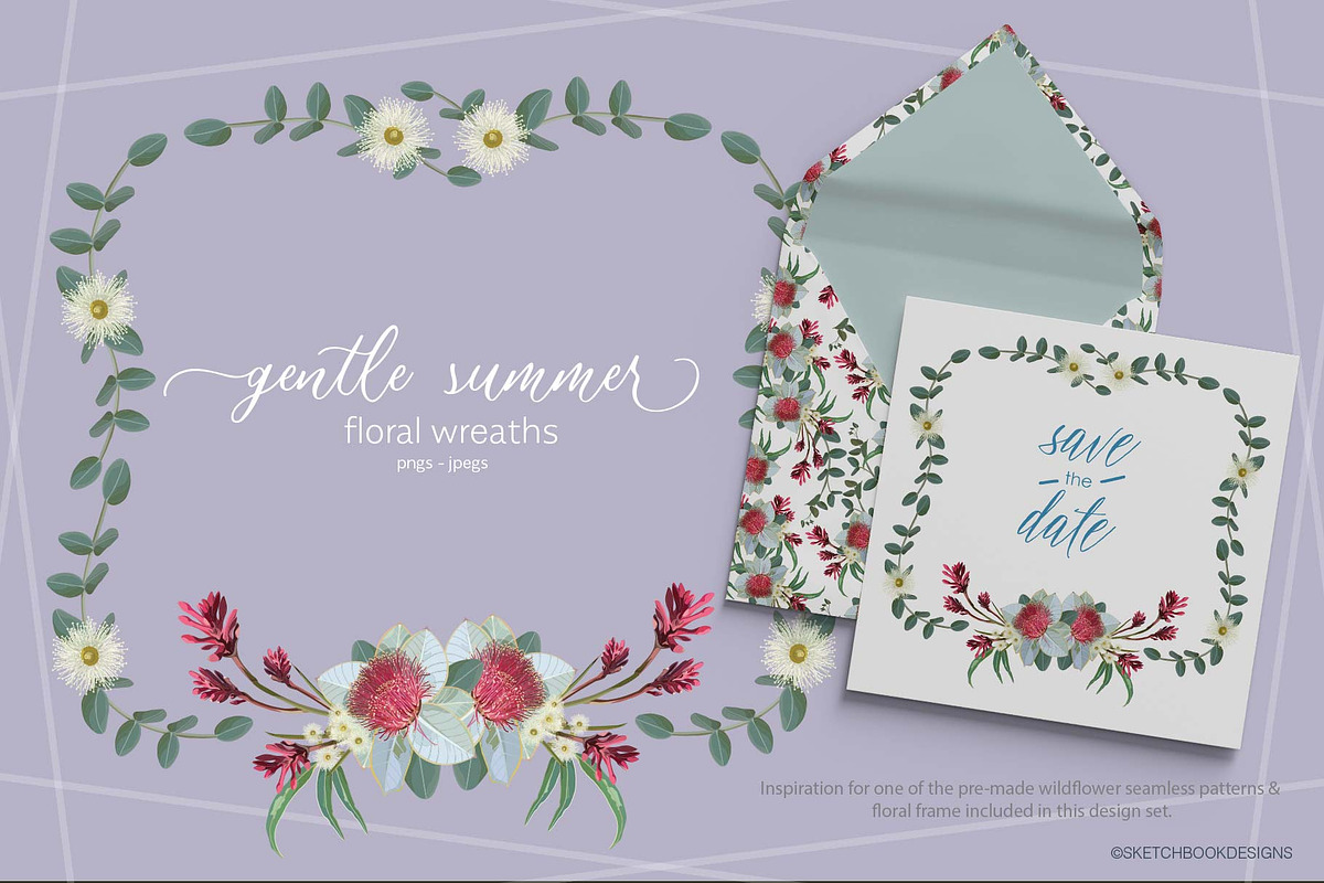 Gentle Summer Australian Wildflowers, an Illustration by Sketchbook Designs (Photo 11 of 14)