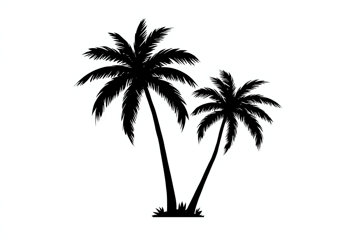 Tropical Palm Tree Silhouette Bundle, an Illustration by Amazin_art (Photo 14 of 21)