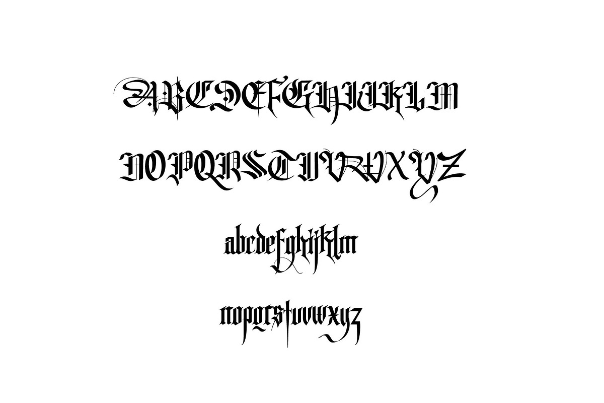 Tisk - a Blackletter Font, a Blackletter Font by Gittype (Photo 5 of 8)