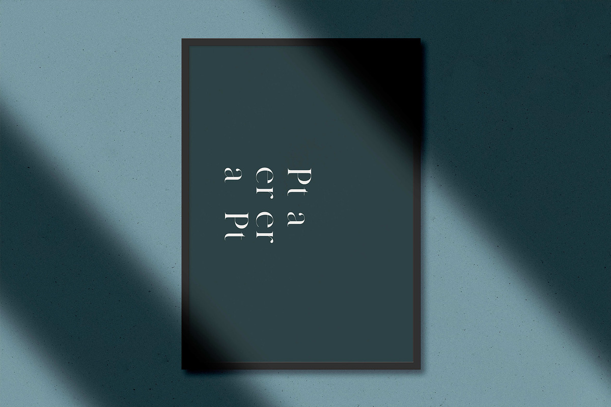 Ptera: All-in-One Poster Mockup Kit, a Print Template by Eugene Tantsurin (Photo 7 of 15)