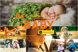 94 BABY MOBILE LIGHTROOM PRESETS