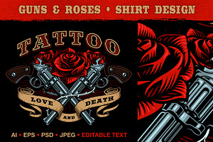 Guns And Roses Design