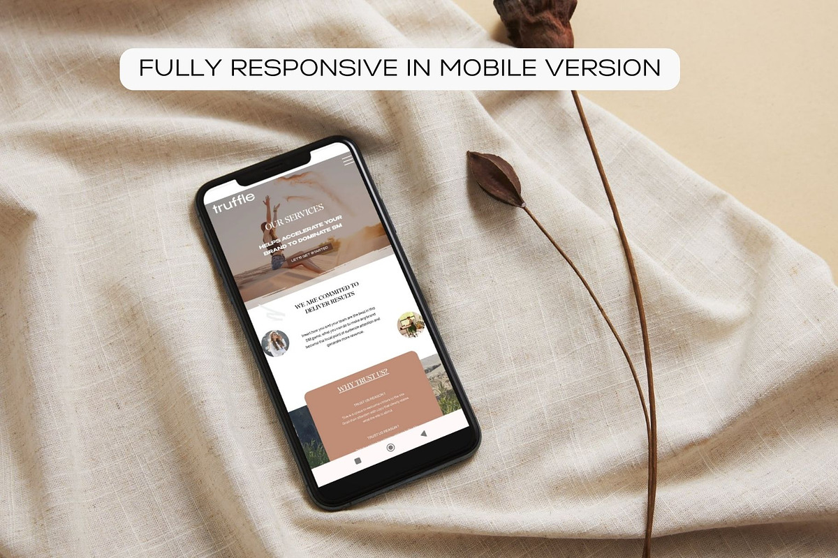 Social Media Wix Website Template, a Wix Template by Deepa Template Studio (Photo 9 of 16)