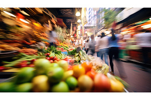 street blurry urban background ai, an Architecture Photo by pikepicture