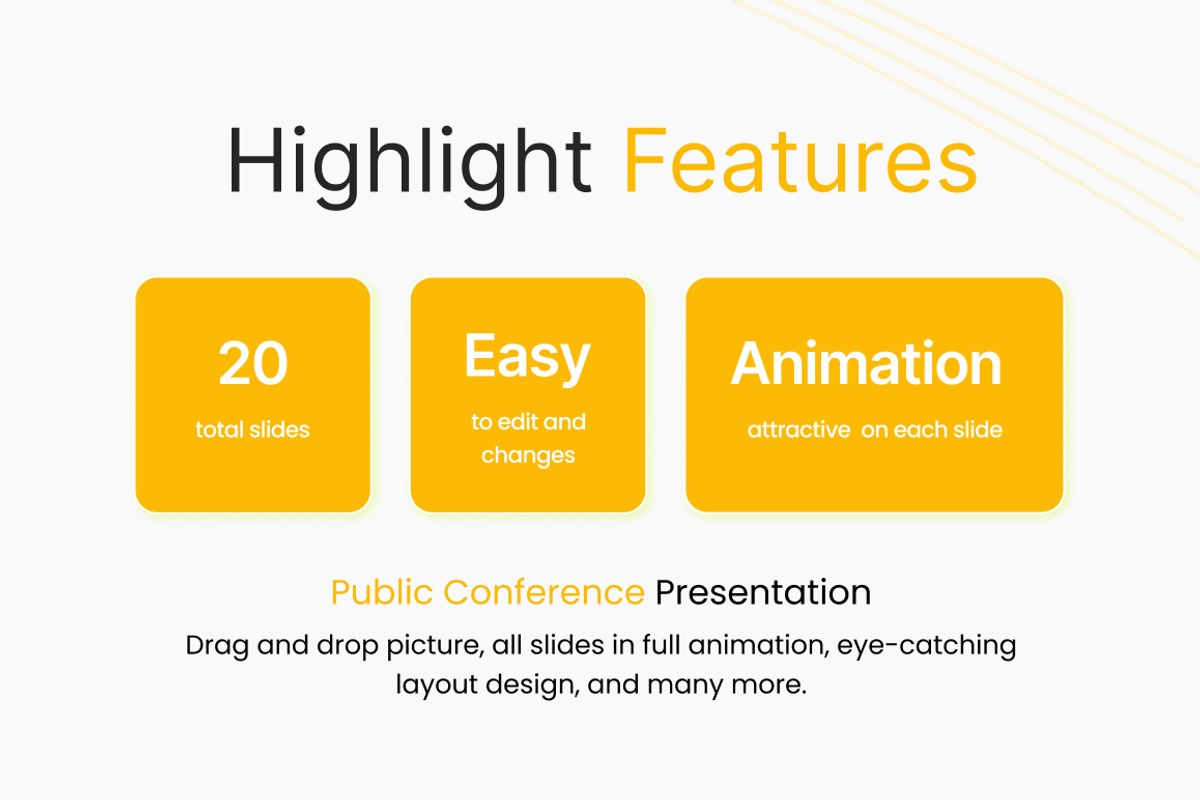 Public Converence Google Slides, a Presentation Template by Loin Studio (Photo 2 of 4)