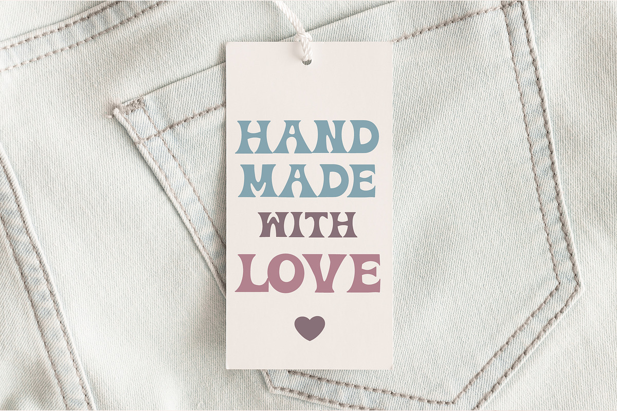 Sunset Rave Hand Drawn Retro Font, a Serif Font by Mastilo Designs (Photo 7 of 8)