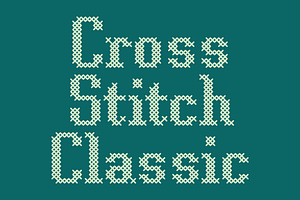 Cross Stitch Classic Font