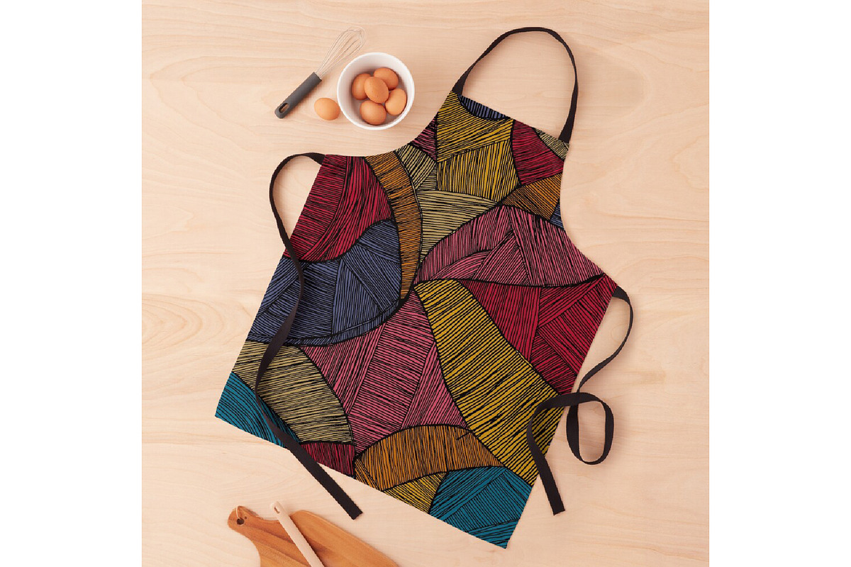 Echo Threads – Abstract Geometric, a Texture Illustration by kraalikaacreations (Photo 7 of 8)
