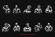 10 Bundle Dark Art Skull Bodybuilder, an Illustration by Morspective (Thumbnail 6 of 7)