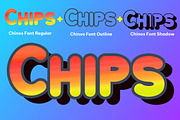 Chinos - Display Font, a Font by Fontcastle (Thumbnail 3 of 6)